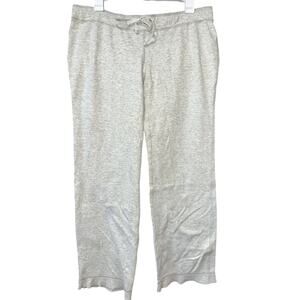 Abercrombie &Fitch Women’s Lounge Pants Heather Gray Tie Waist Comfy Sleepwear M